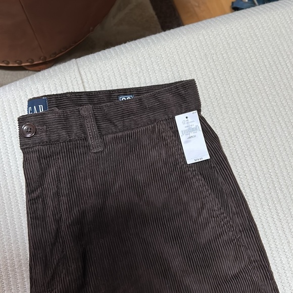 Gap pleated cordur brown noir pants - Picture 7 of 14